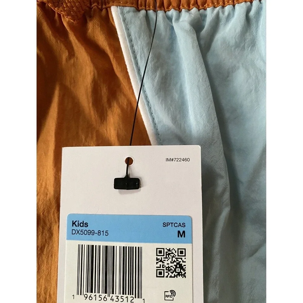 New Big Boys' Nike Sportswear Woven Shorts KIDS SZ: Medium, Orange